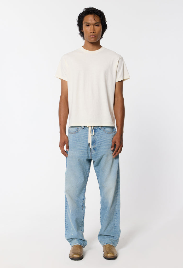 Air Spun Shrunken Tee / Salt