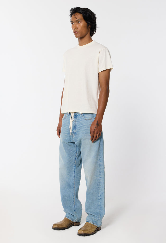 Air Spun Shrunken Tee / Salt