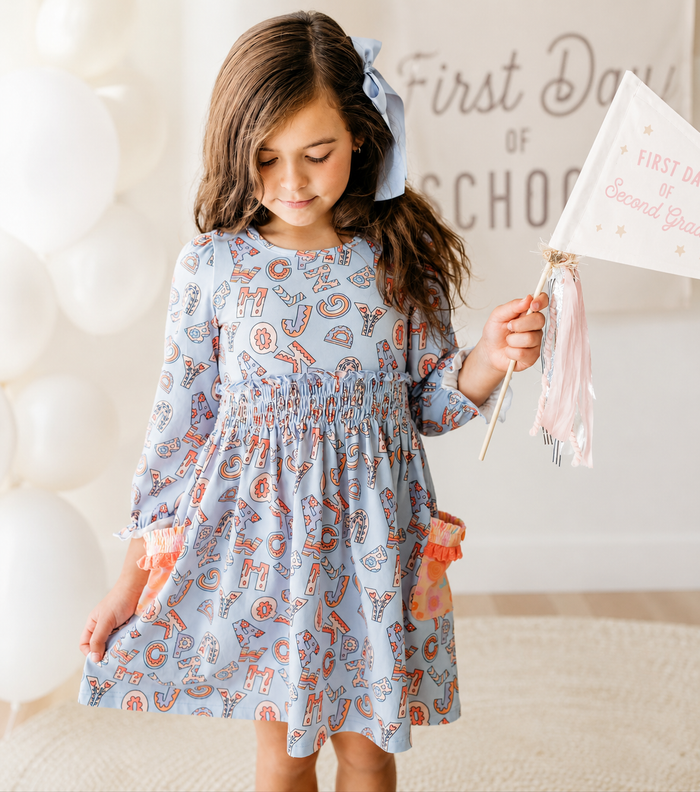 Alphabet Parade Lap Dress