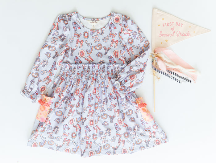 Alphabet Parade Lap Dress