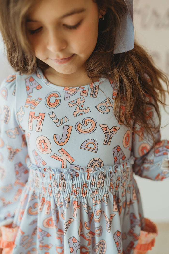 Alphabet Parade Lap Dress