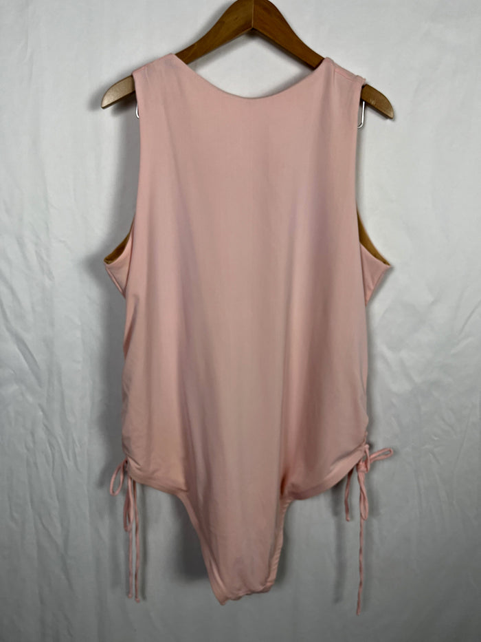 Alpine Butterfly Swim Size 24W (3X) Light Pink Swimsuit NWOT