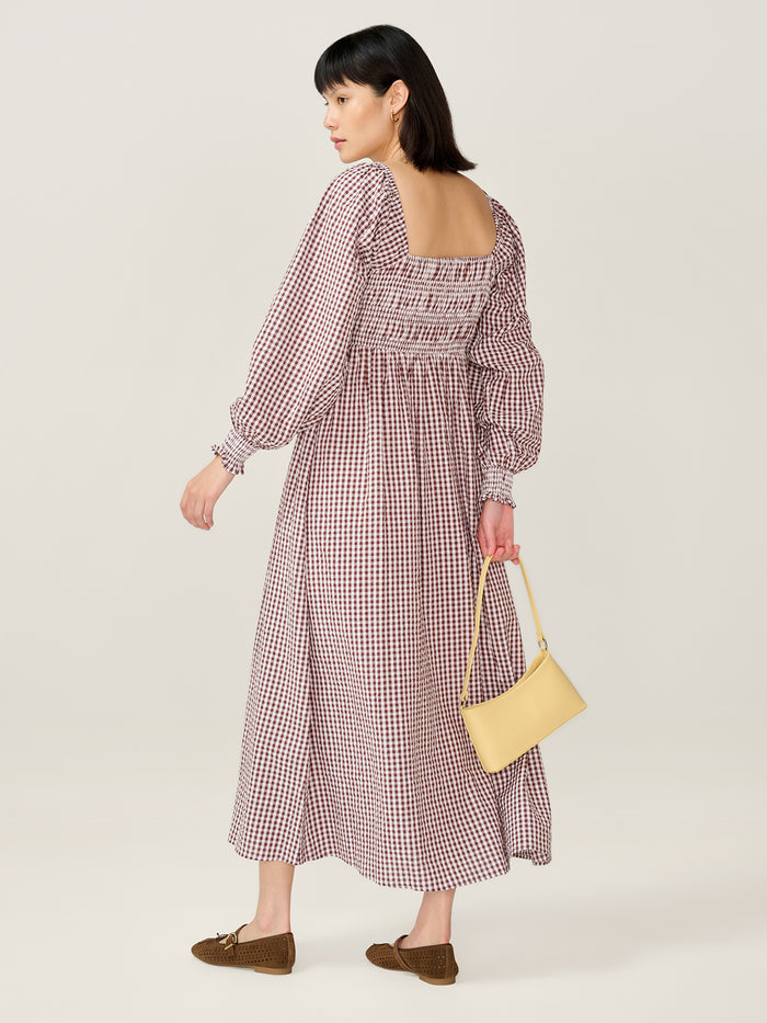 Amaryllis Dress in Chocolate