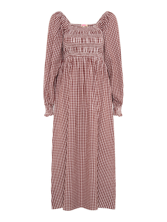Amaryllis Dress in Chocolate