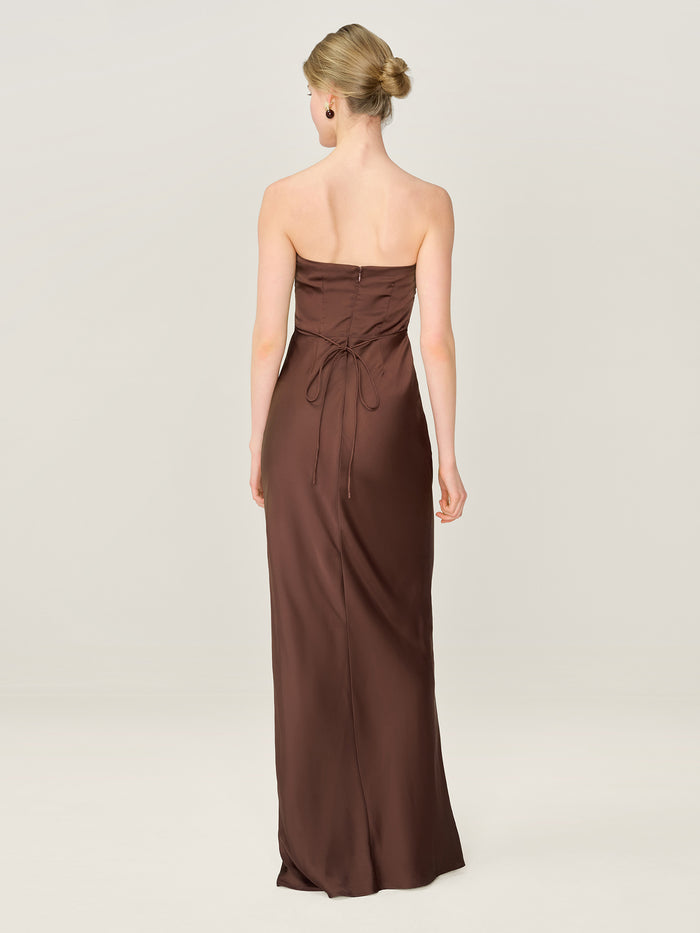 Amdra Dress in Chocolate