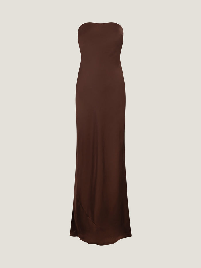 Amdra Dress in Chocolate