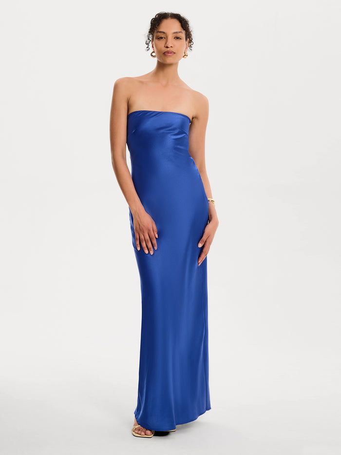 Amdra Dress in Cobalt