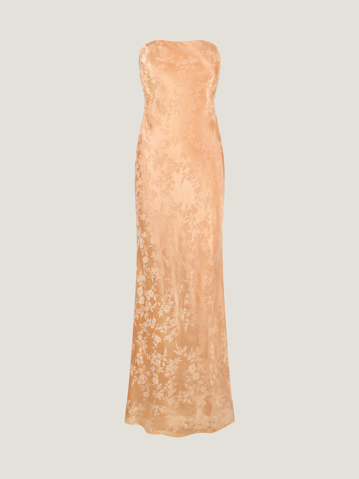 Amdra Jacquard Dress in Prairie Sunset