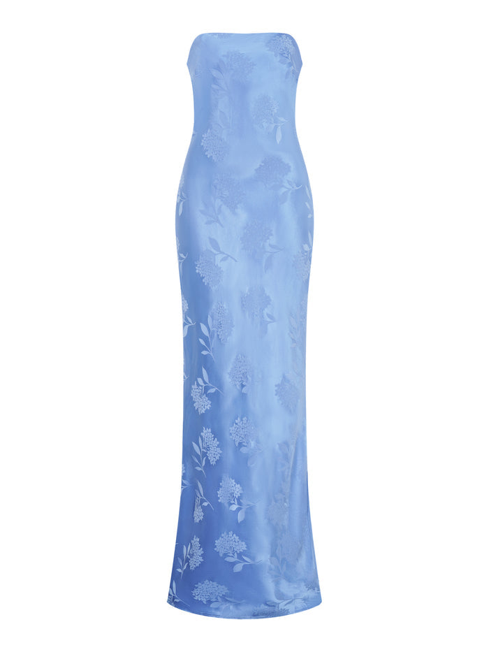 Amdra Maxi Dress in Blue