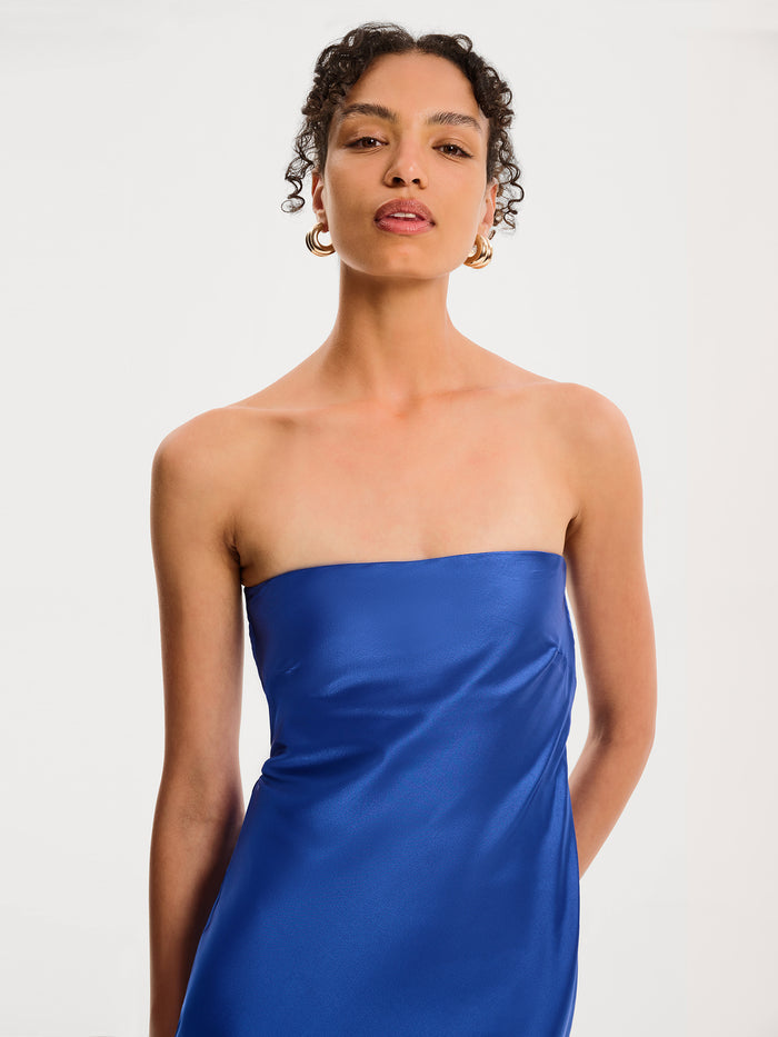 Amdra Maxi Dress in Cobalt