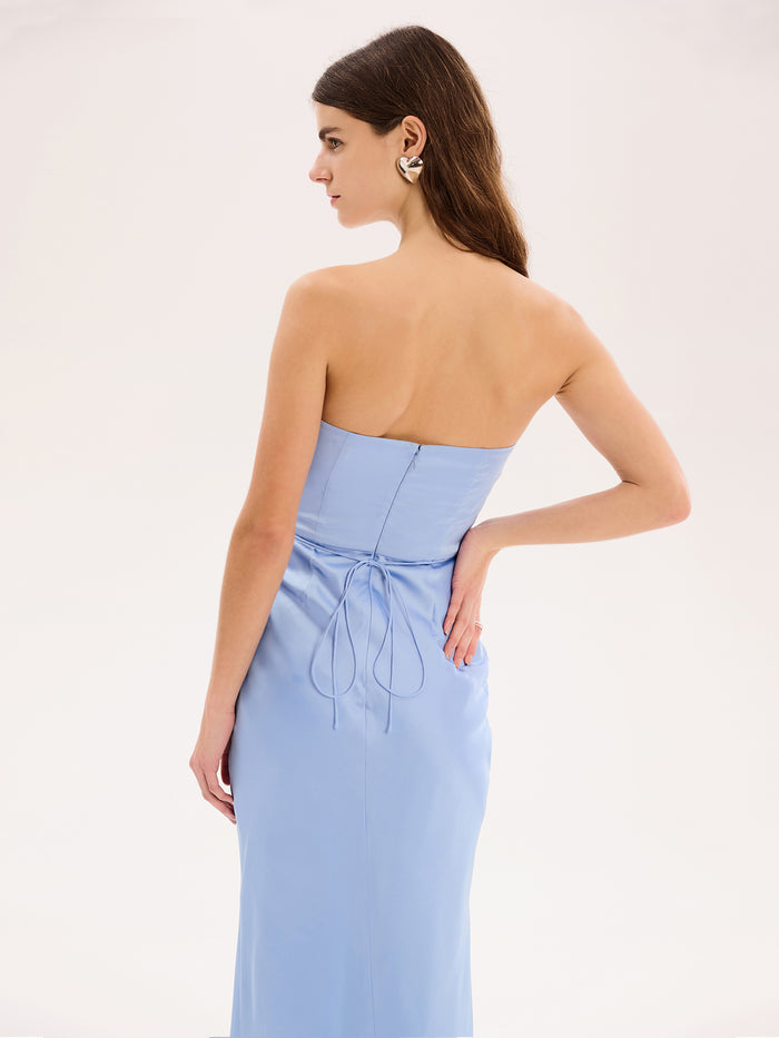 Amdra Maxi Dress in Light Blue