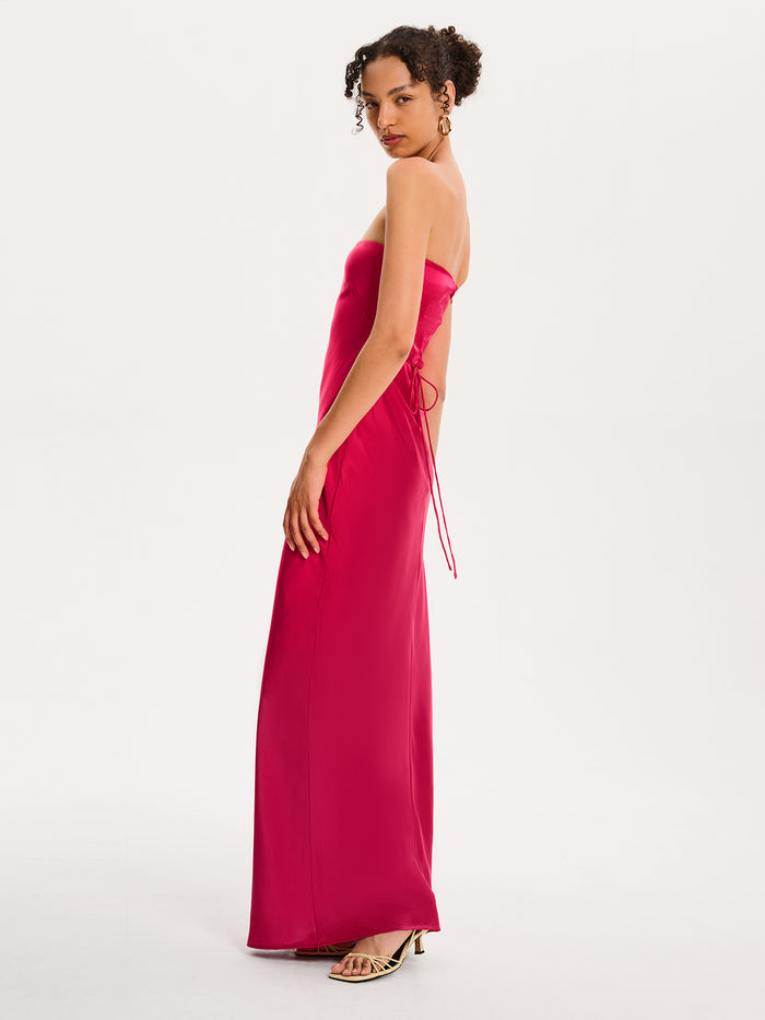 Amdra Maxi Dress in Magenta
