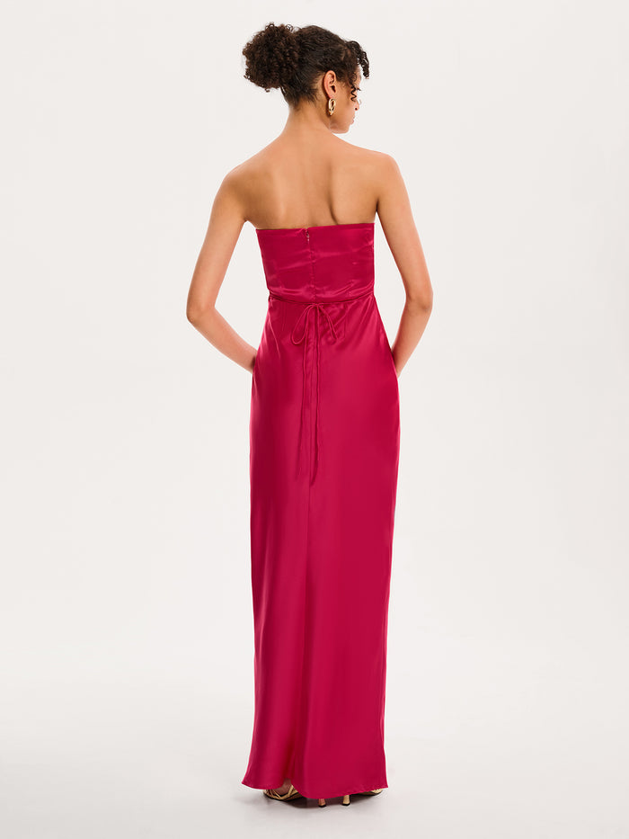 Amdra Maxi Dress in Magenta