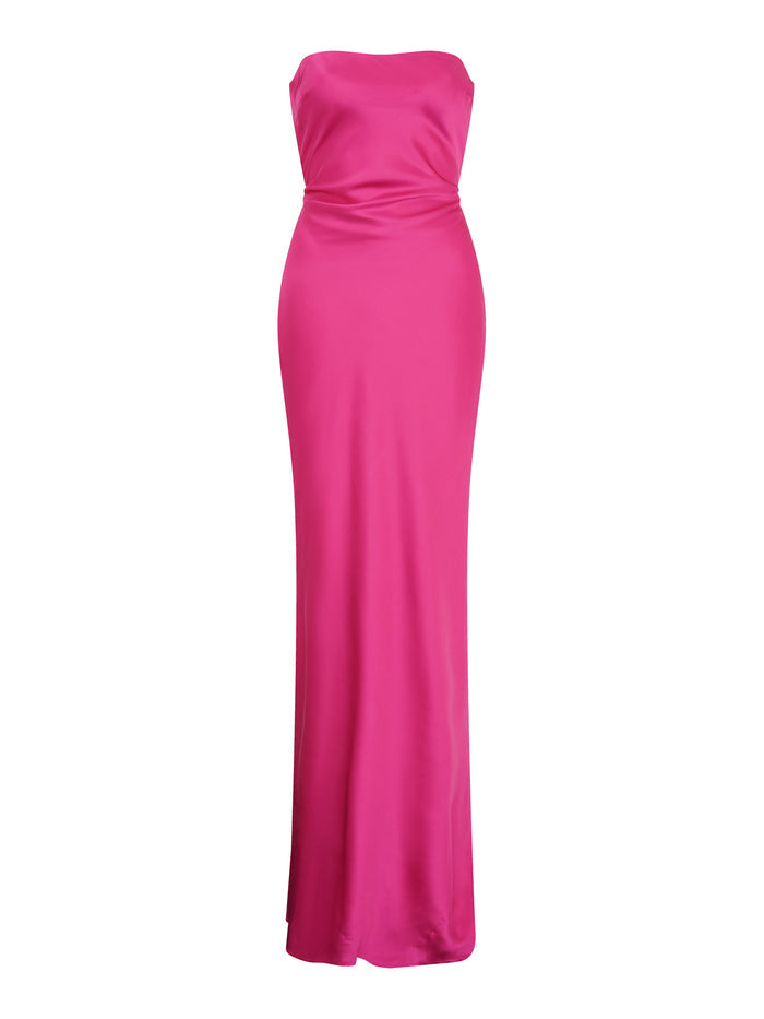 Amdra Maxi Dress in Magenta