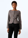 Andie Blouse in Grey