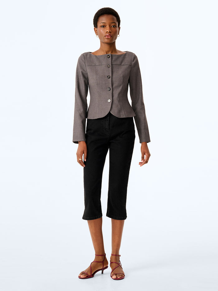Andie Blouse in Grey
