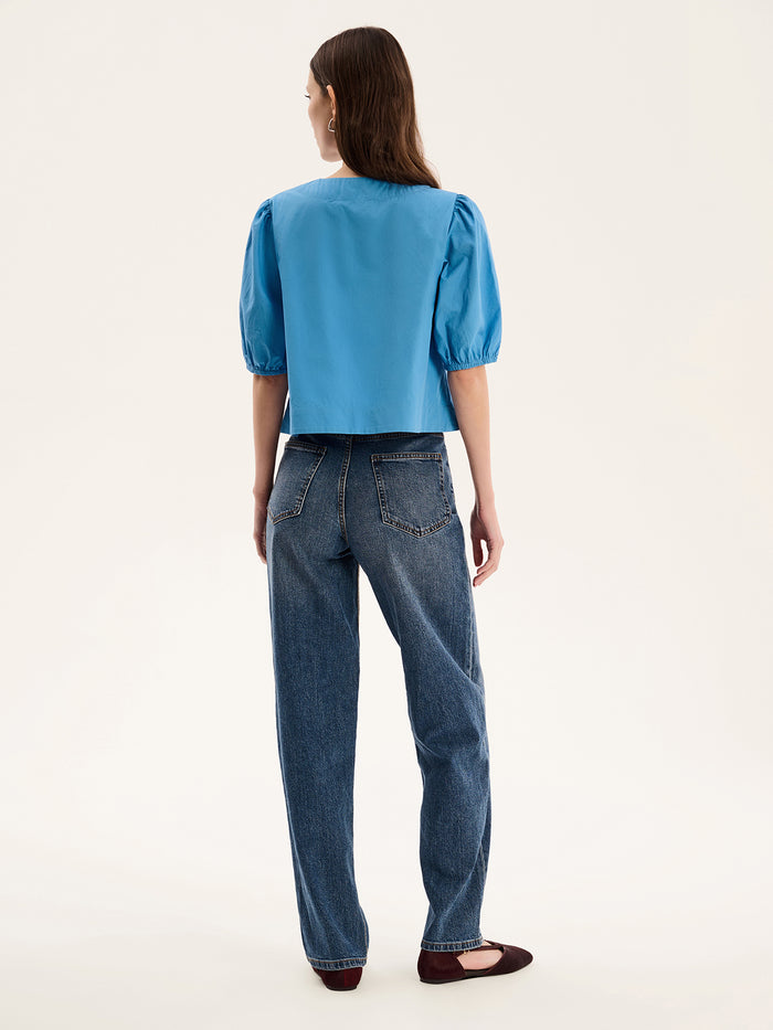 Apollo Blouse in Blue