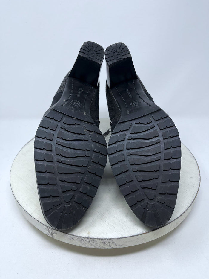 ara Size 11N (8.5) Black Snake Embossed Boots NWOB