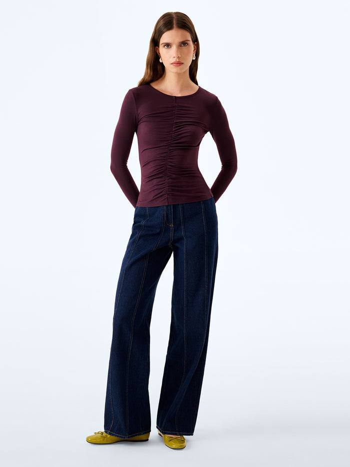 Arbor Top in Aubergine