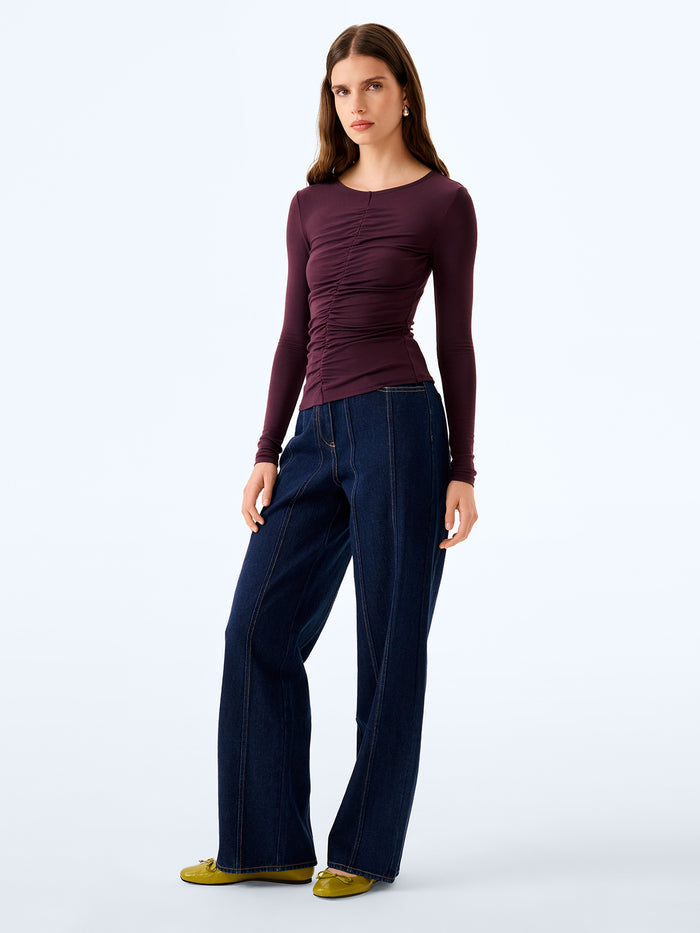 Arbor Top in Aubergine