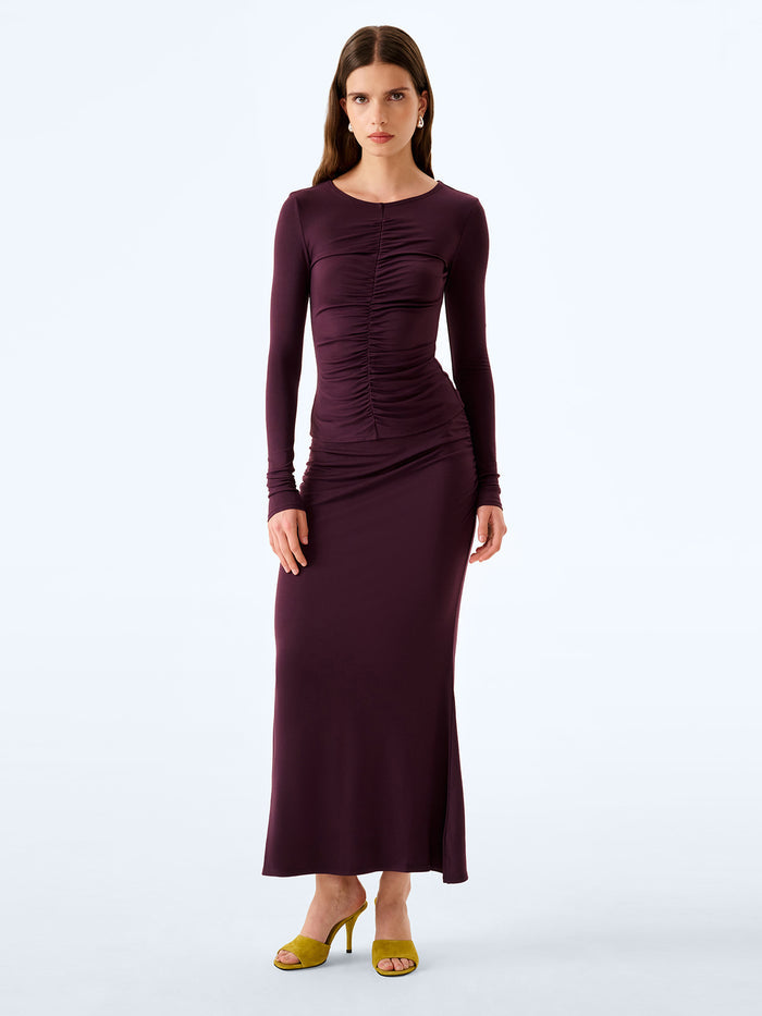 Arbor Top in Aubergine