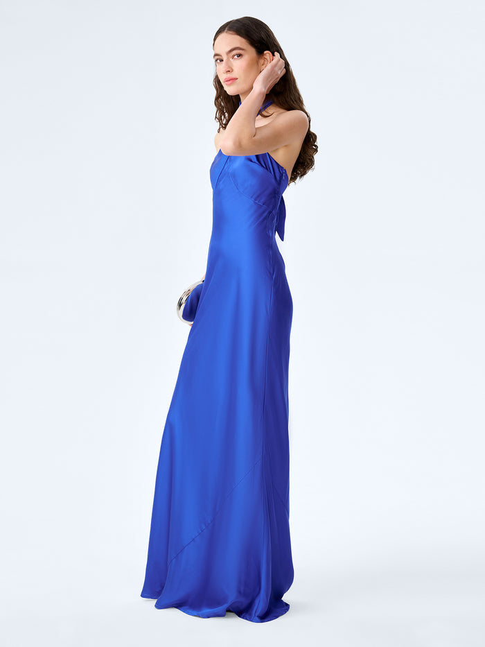 Arles Dress in Cobalt