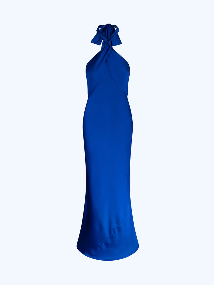 Arles Dress in Cobalt