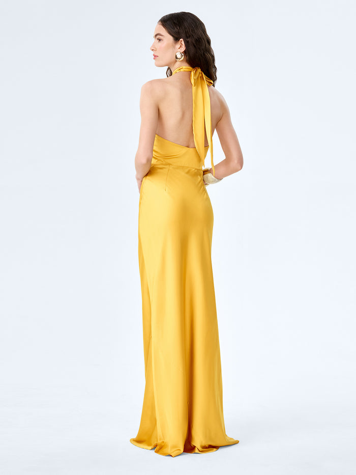 Arles Dress in Eggyolk