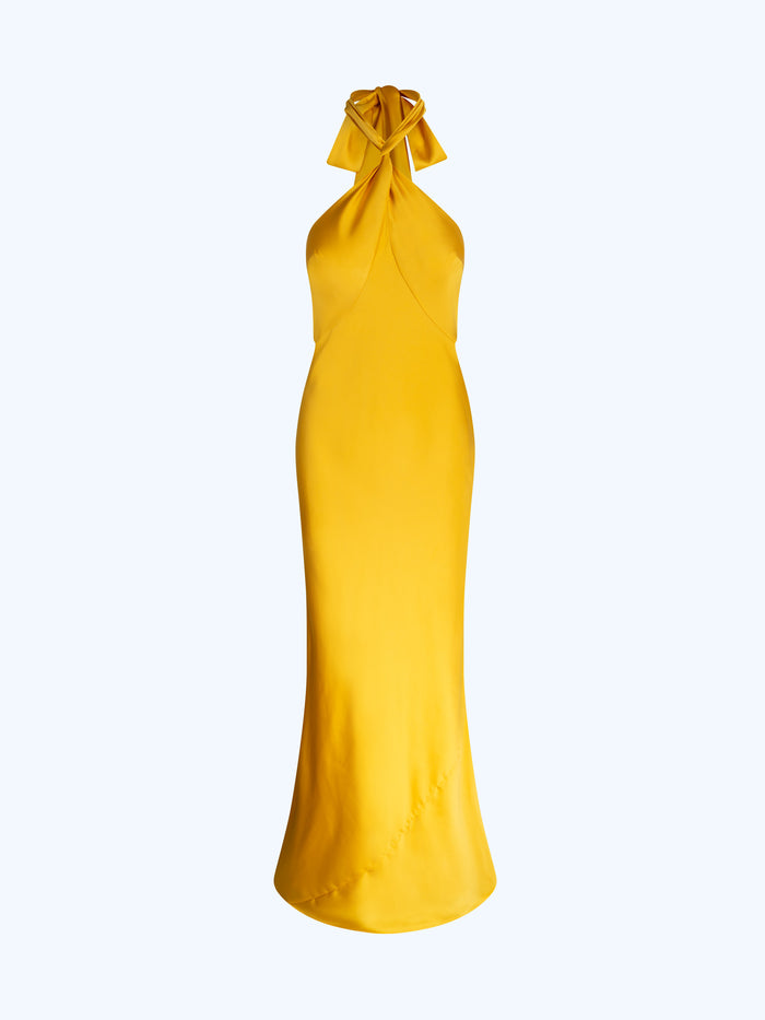 Arles Dress in Eggyolk