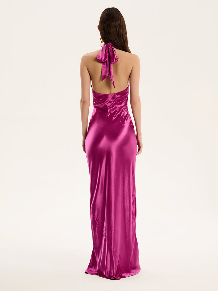 Arles Dress in Magenta