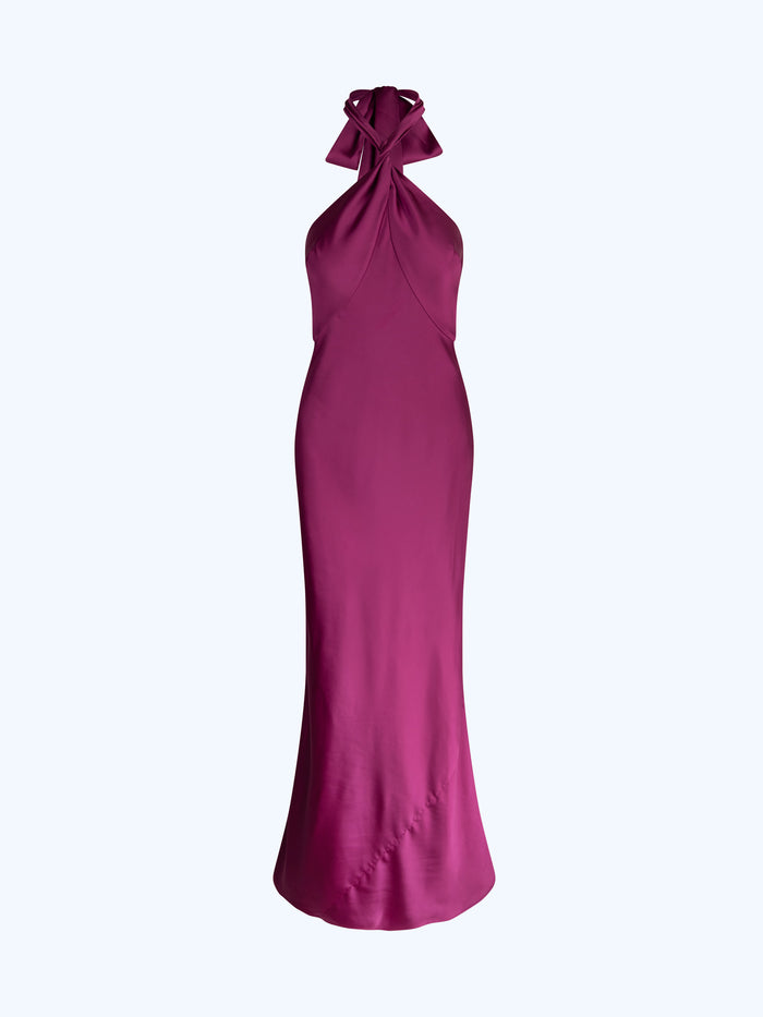 Arles Dress in Magenta