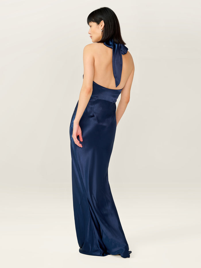 Arles Dress in Navy