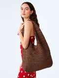 Aruba Large Straw Bag in Brown