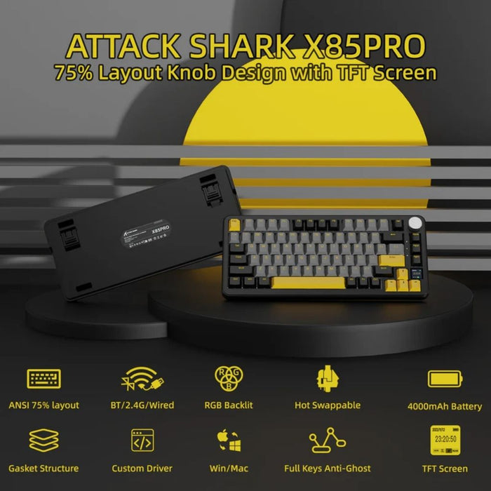 Attack Shark X85 Pro - Wireless Mechanical Keyboard