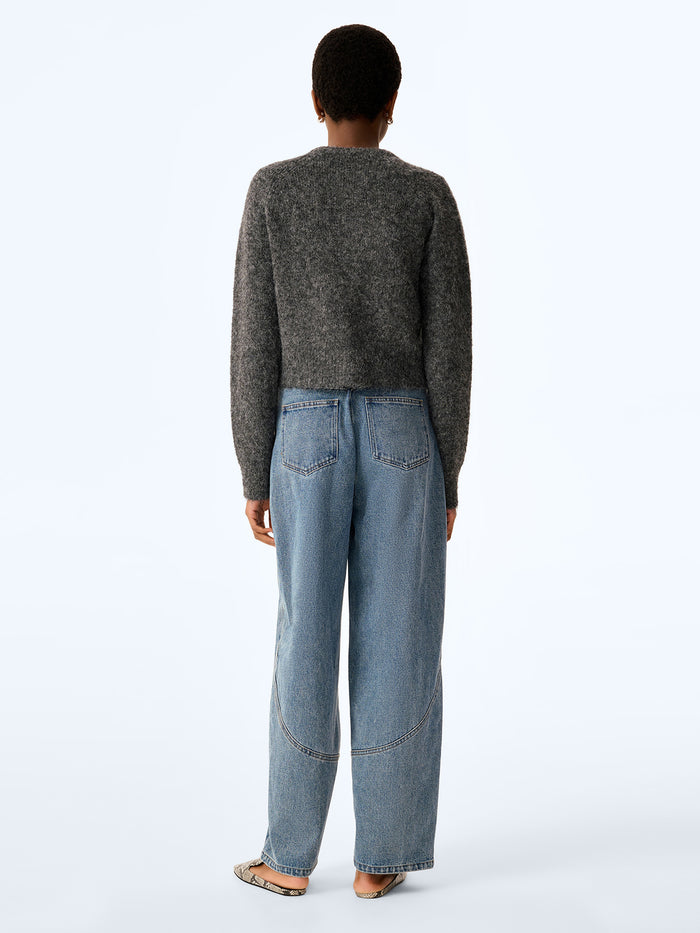 August Cardigan in Charcoal