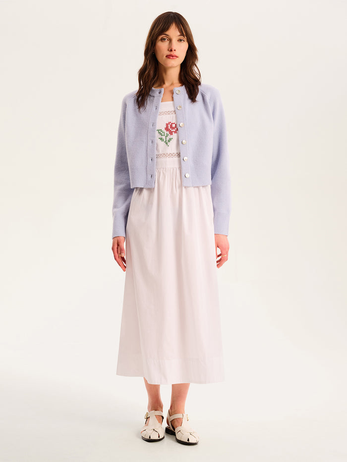 August Cardigan in Light Blue