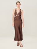 Aurelia Dress in Chocolate