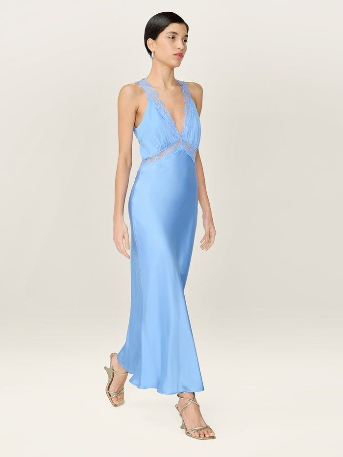 Aurelia Dress in Vista Blue