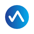 The Authentic Membership logo features a blue circle with a white, upward-curving checkmark symbol—resembling a stylized V—set against a light gray background. Brand: Authentic.