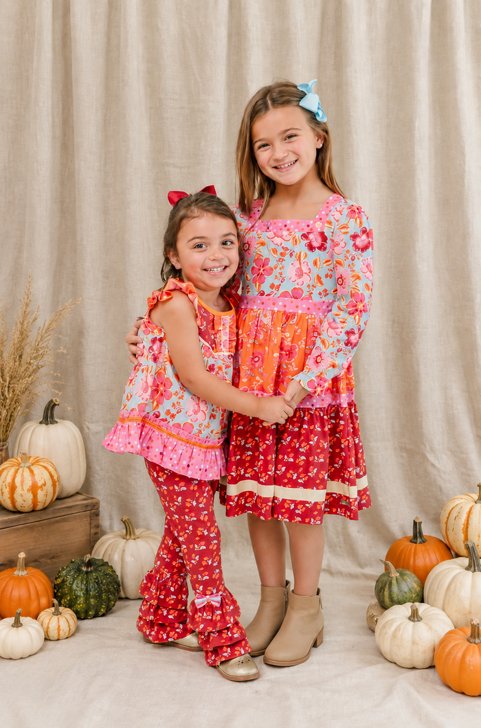 Autumn Story Panel Dress