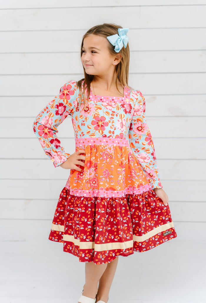 Autumn Story Panel Dress