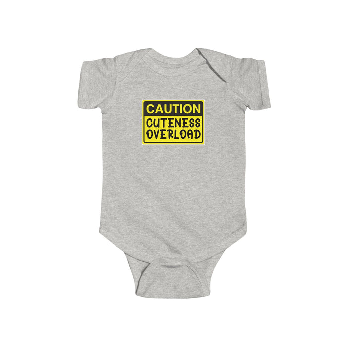 Baby Bodysuit – "Caution Cuteness Overload" Infant Onesie (314 Originals Back Logo) - 314 Originals