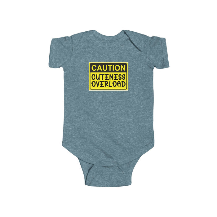 Baby Bodysuit – "Caution Cuteness Overload" Infant Onesie (314 Originals Back Logo) - 314 Originals