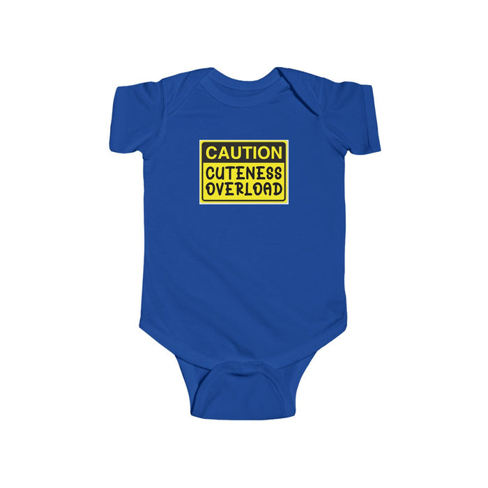 Baby Bodysuit – "Caution Cuteness Overload" Infant Onesie (314 Originals Back Logo) - 314 Originals