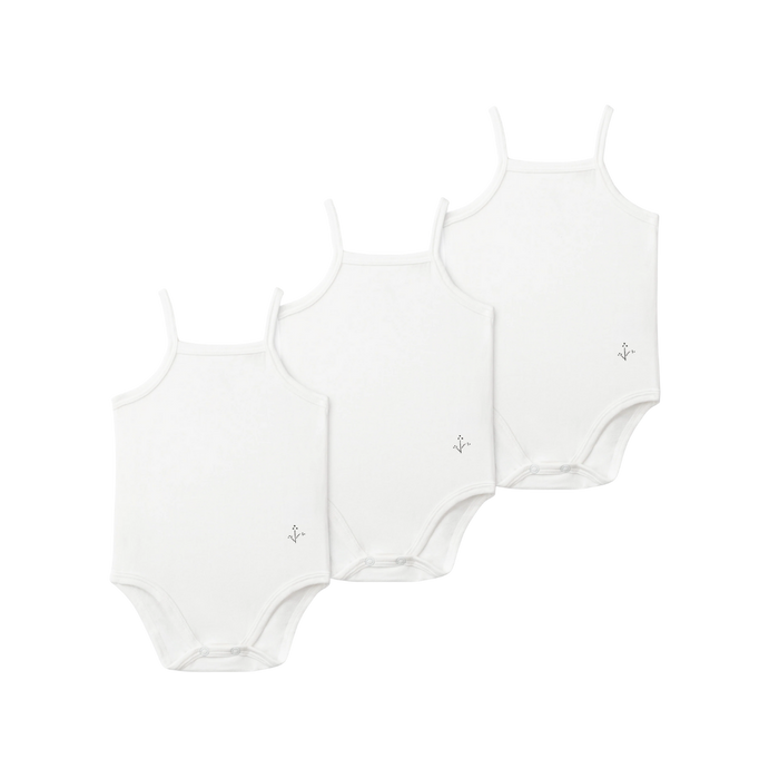 Baby Boy Undershirts  White