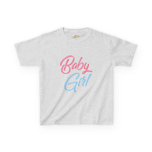 "Baby Girl" Pastel Script Shirt - 314 Originals