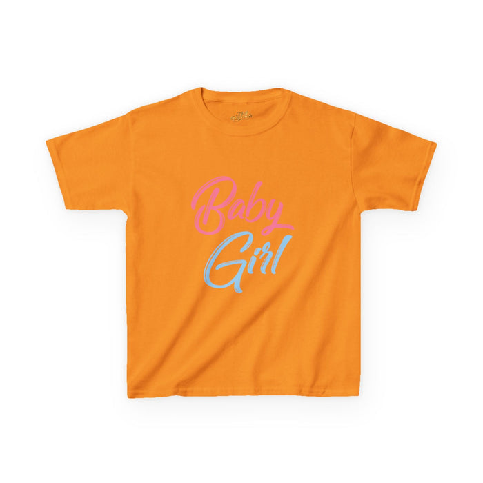 "Baby Girl" Pastel Script Shirt - 314 Originals