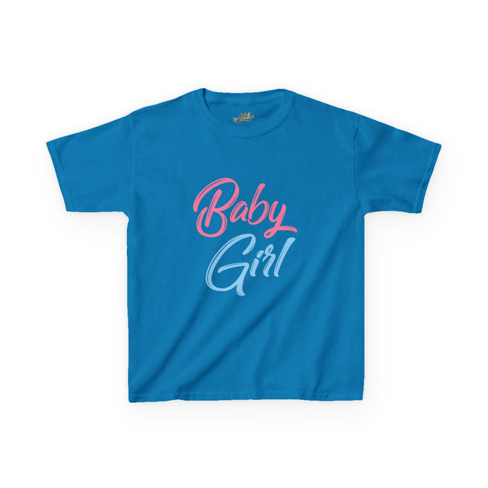 "Baby Girl" Pastel Script Shirt - 314 Originals