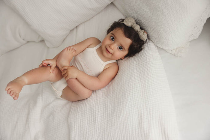 Baby Girl Undershirts White