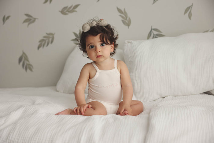 Baby Girl Undershirts White